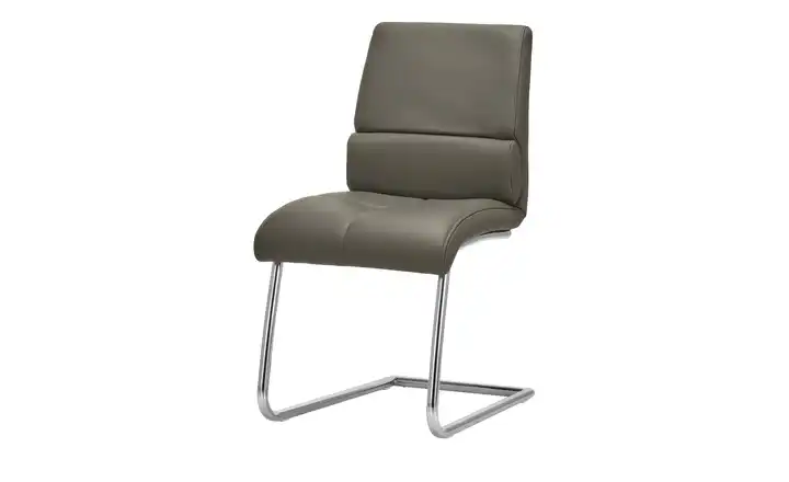 JOOP! Leder-Schwingstuhl Loft Dunkelgrau