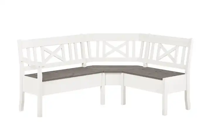 maison bleue Truheneckbank  massiv Florian Weiß, Grau ca. 214 x 148 cm