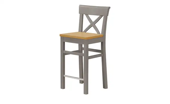 maison bleue Barstuhl Florian Grau, Hellbraun 64,5 cm