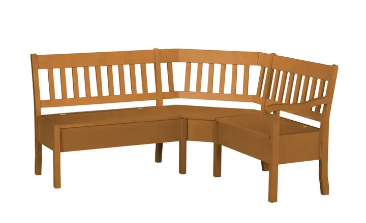 maison bleue Truhen-Eckbank  massiv Bendix Braun ca. 213 x 147 cm
