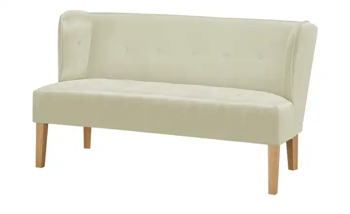 switch Küchensofa Astonia Hellbeige Samt, pflegeleicht 180 cm