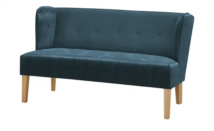 switch Küchensofa Astonia Dunkelblau Samt, pflegeleicht 180 cm