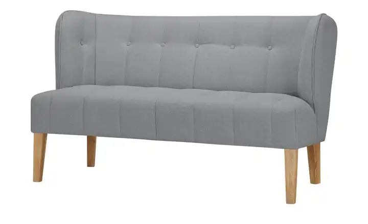switch Küchensofa Bella Hellgrau 158 cm Webstoff meliert