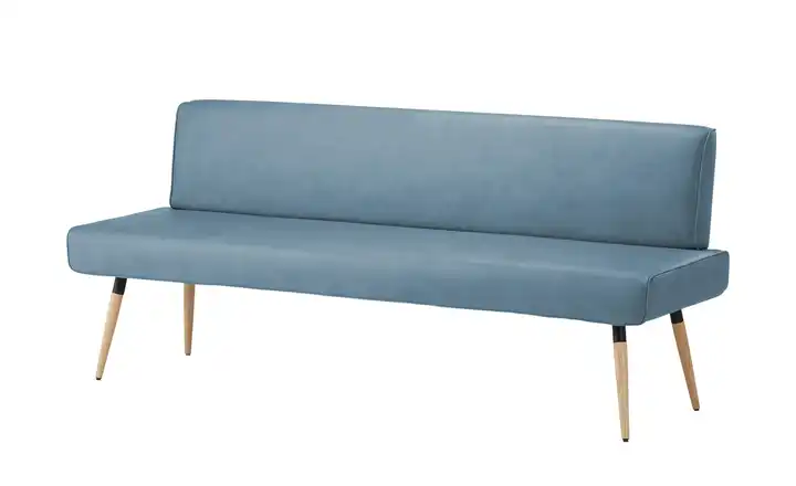 Polsterbank  massiv 4402 Blau 200 cm