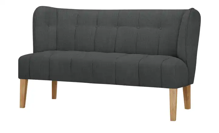 Switch Refresh Küchensofa Bella Schwarz 180 cm Webstoff fein