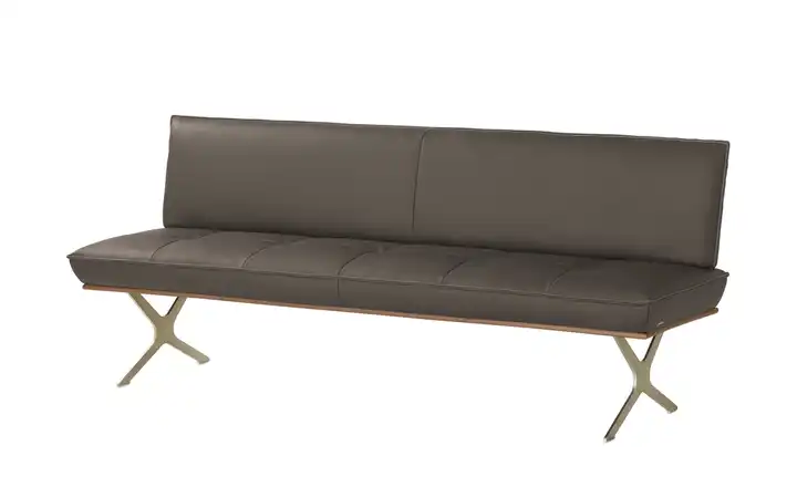 KOINOR Sitzbank  Leder Dining System 1 Dunkelbraun 214 cm