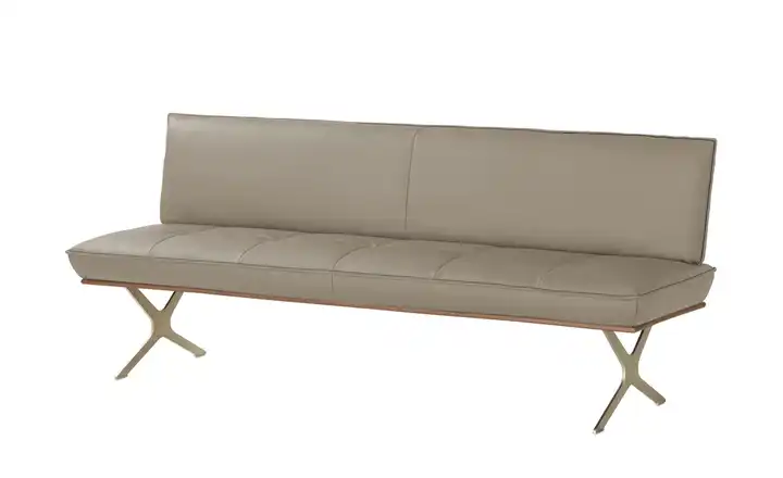 KOINOR Sitzbank  Leder Dining System 1 Taupe 214 cm