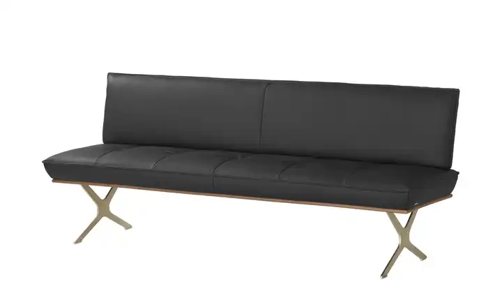 KOINOR Sitzbank  Leder Dining System 1 Schwarz 194 cm
