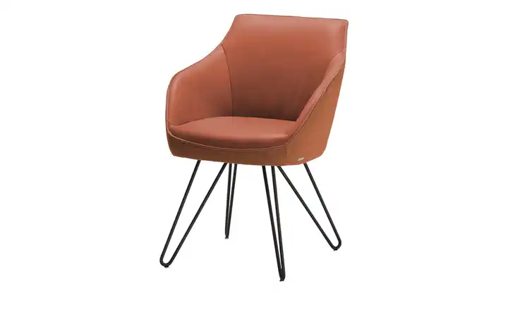 KOINOR Armlehnstuhl Dining System 4 Cognacbraun