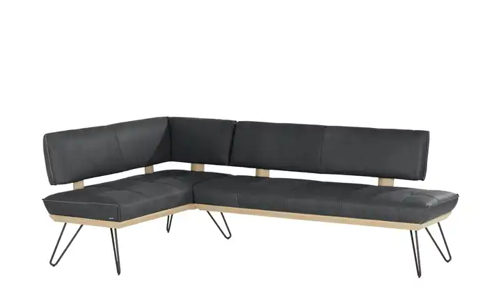 KOINOR Eckbank  Leder Dining System 4 Dunkelgrau ca. 152 x 237 cm