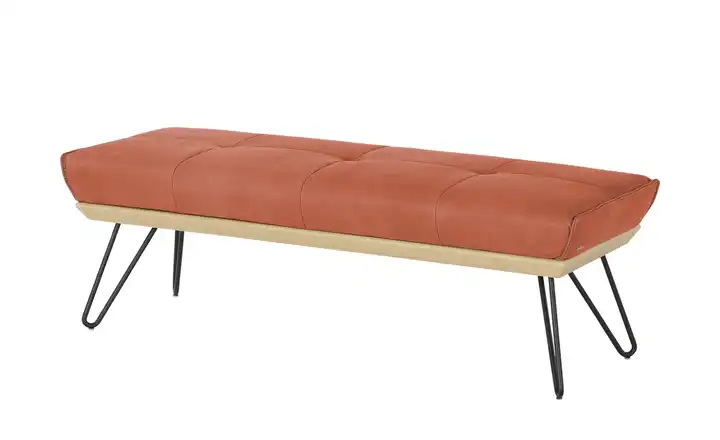 KOINOR Hockerbank  Leder Dining System 4 Cognacbraun 130 cm