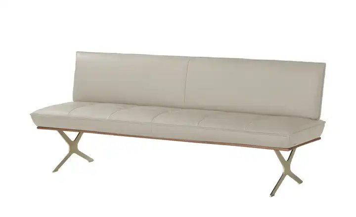 KOINOR Sitzbank  Leder Dining System 1 Hellbeige 214 cm