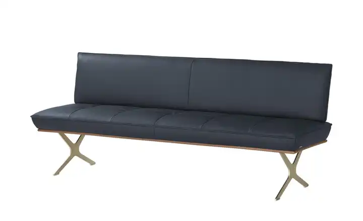 KOINOR Sitzbank  Leder Dining System 1 Dunkelblau 214 cm