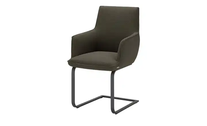 KOINOR Polsterschwingstuhl Dining System 3 Anthrazit Armlehne