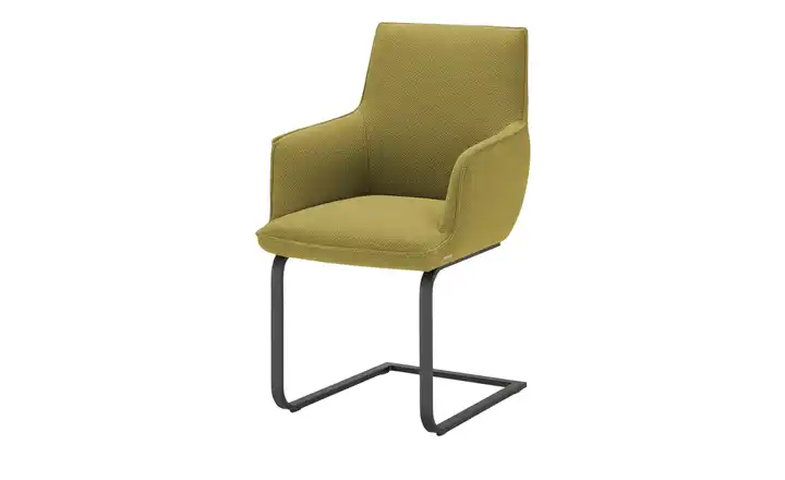 KOINOR Polsterschwingstuhl Dining System 3 Grün Armlehne