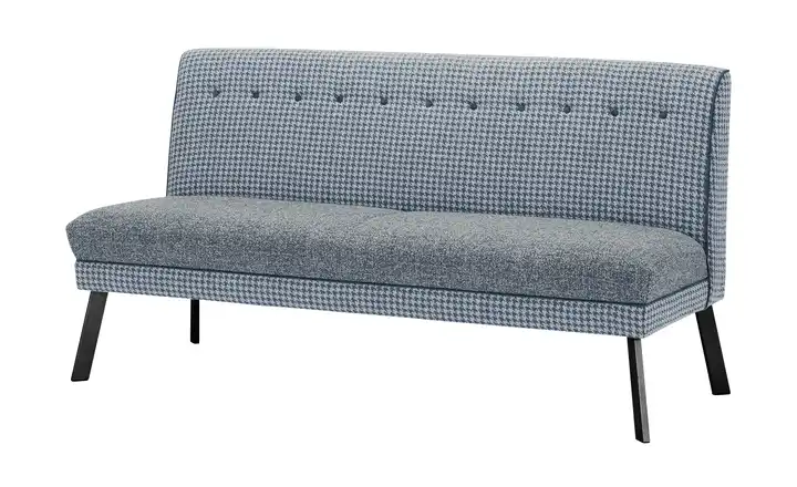 Barnickel Küchensofa Tabea Hellblau 176 cm Schwarz