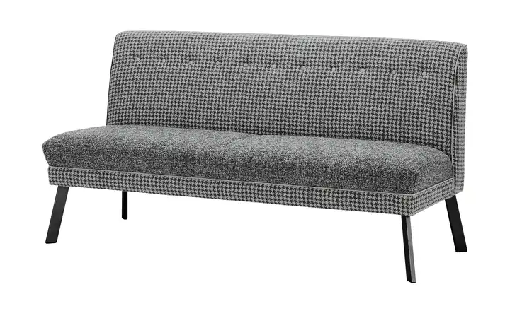 Barnickel Küchensofa Tabea Grau 176 cm Schwarz