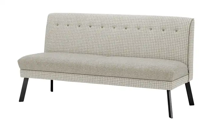 Barnickel Küchensofa Tabea Beige 176 cm Schwarz