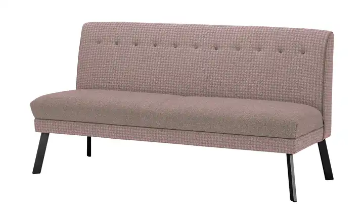 Barnickel Küchensofa Tabea Rosa 176 cm Schwarz