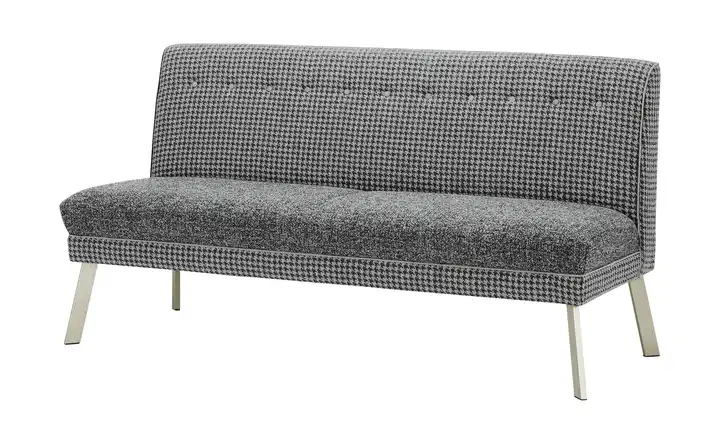 Barnickel Küchensofa Tabea Grau 226 cm edelstahlfarben