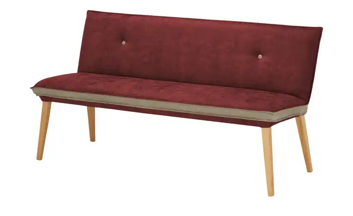 Woodford Polsterbank Sunna Rot 199 cm Webstoff