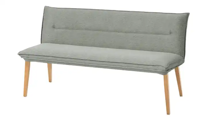 Woodford Polsterbank Sunna Hellgrau 179 cm Flachgewebe