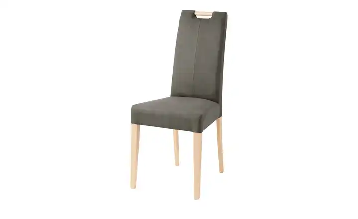 Woodford Esszimmerstuhl Gabi 4 Braun Buche, Natur Mikrofaser