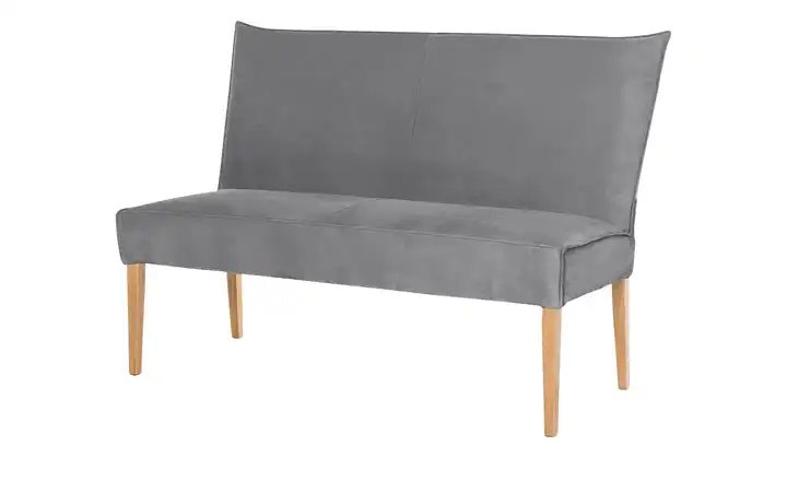 Woodford Polsterbank mit hoher Lehne Gerda Dunkelgrau 163 cm