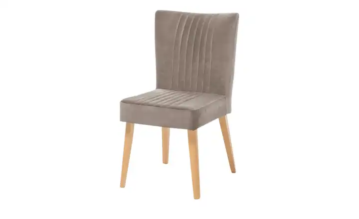 Woodford Polsterstuhl Ivett Taupe Buche, Natur