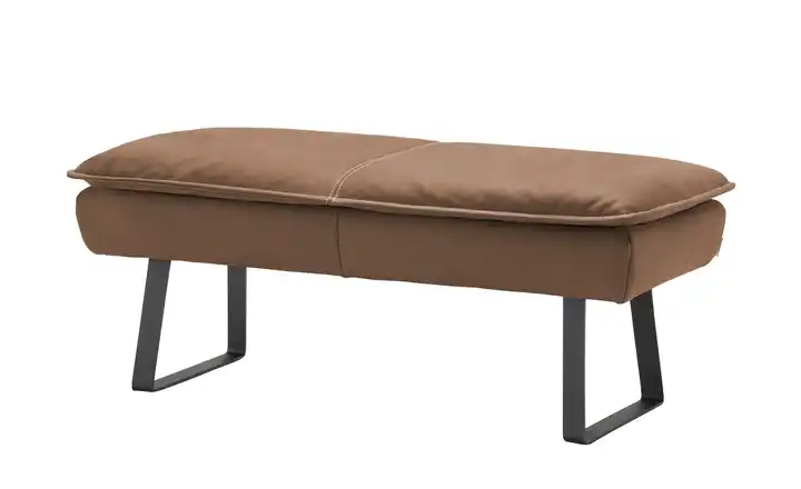 KOINOR Hockerbank  Leder Alino Hellbraun 170 cm