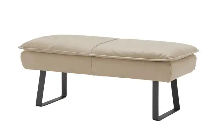 KOINOR Hockerbank  Leder Alino Beige 170 cm