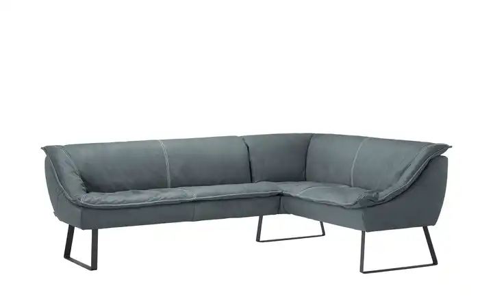 KOINOR Eckbank  Leder Alino Blau ca. 243x192 cm