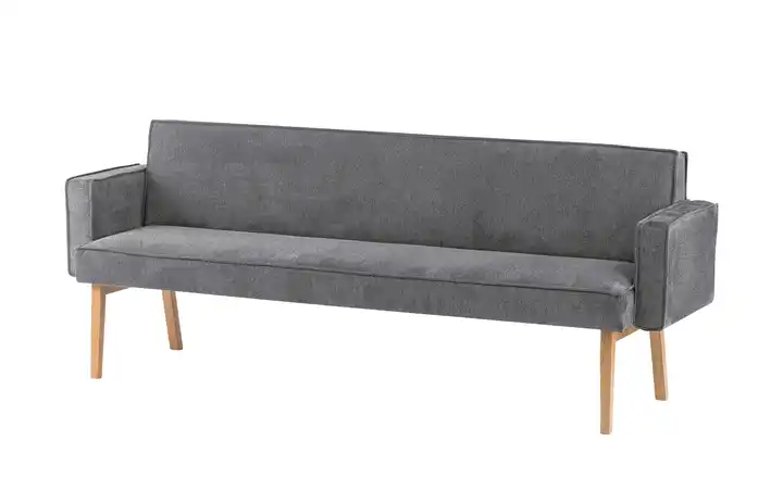 Woodford Polsterbank Laron Dunkelgrau 260 cm