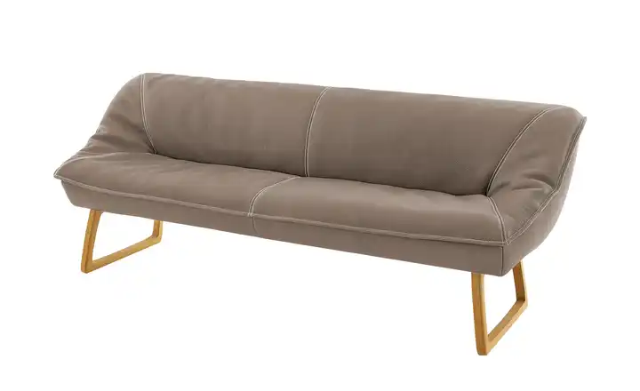 KOINOR Polsterbank  Leder Alino Hellbraun 188 cm