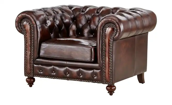 uno Sessel im Vintage-Look Chesterfield