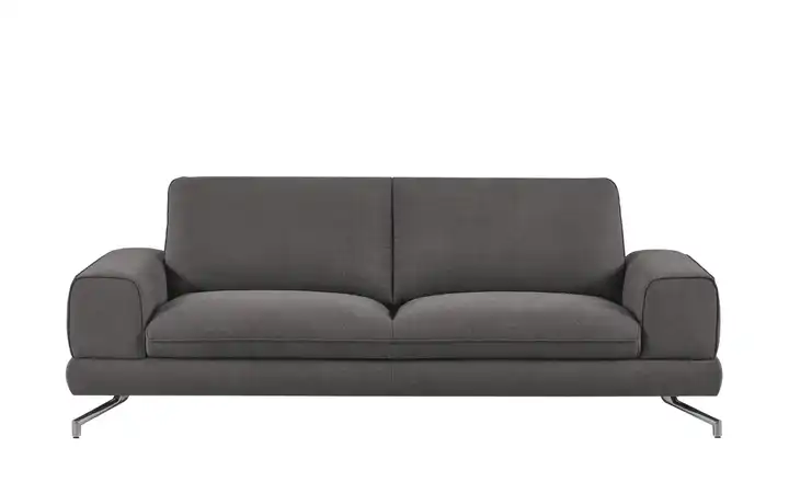 smart Sofa 3-sitzig dunkelgrau - Stoff Bonika