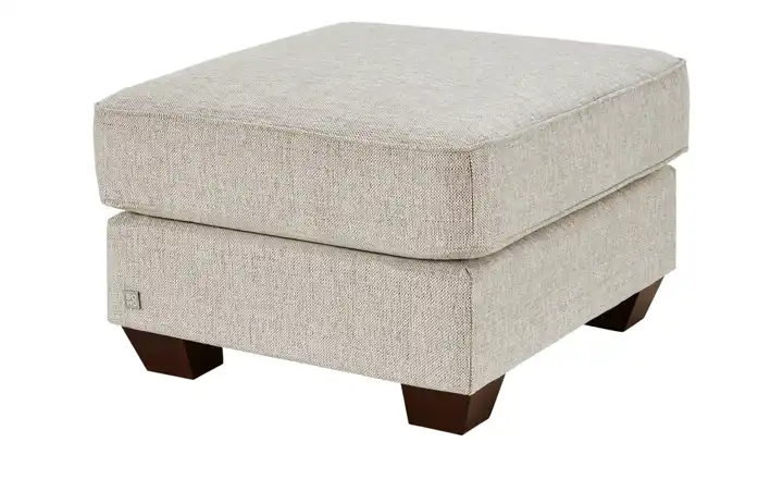 SOHO Hocker Franka Sand Flachgewebe