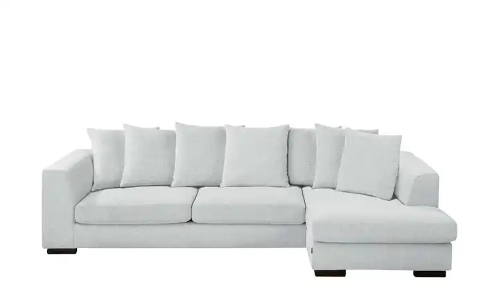 SOHO Ecksofa Paulina Silbergrau rechts Silbergrau