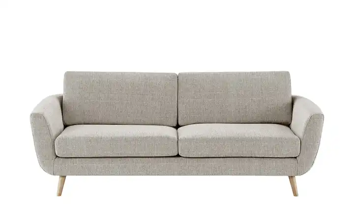 SOHO Sofa Smilla  3 Sand Flachgewebe