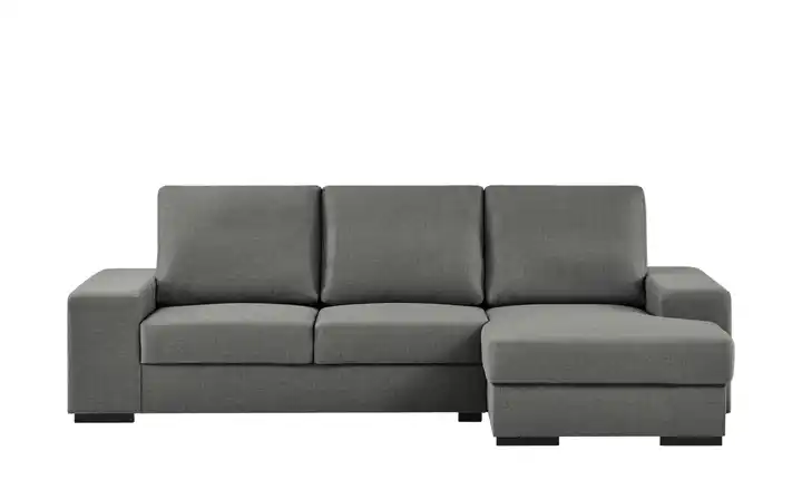 Ecksofa Renée Anthrazit rechts Webstoff