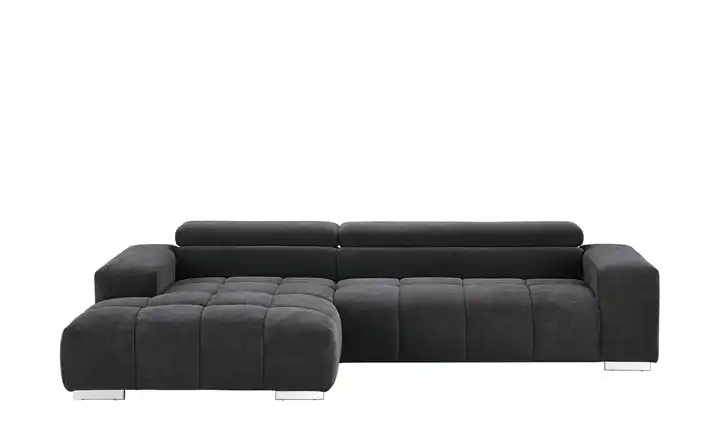 uno Ecksofa Origo Schwarz links