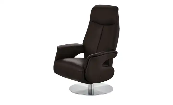 Nils Olsen Relaxsessel Leder / Kunstleder Nils Dunkelbraun