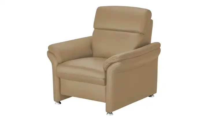 meinSofa Ledersessel Leder Manon Hellbraun