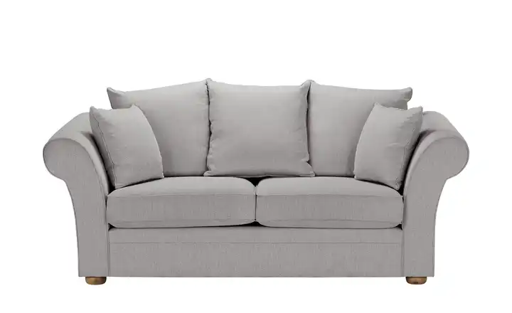 Sofa Olivia 2,5 Webstoff Silbergrau