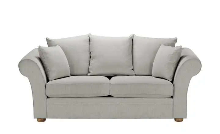 Sofa Olivia 2,5 Webstoff Steingrau