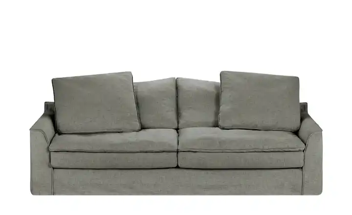 SOHO Sofa 3-sitzig Sarvika Dunkelgrau Webstoff