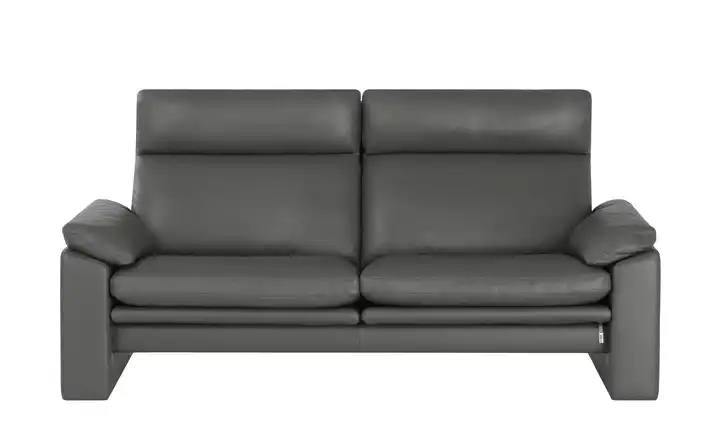 erpo just relax Ledersofa mit Relaxfunktion JR960 Bari 2,5 Graphit