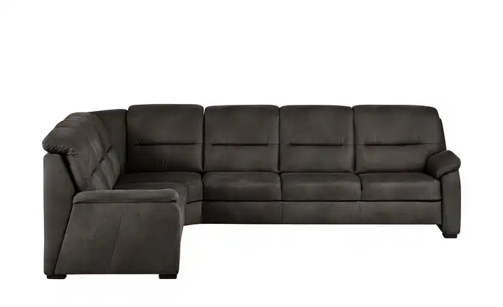 meinSofa Ecksofa Vera Anthrazit links ohne