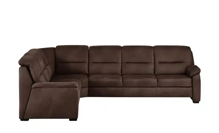 meinSofa Ecksofa Vera Schokoladenbraun links ohne