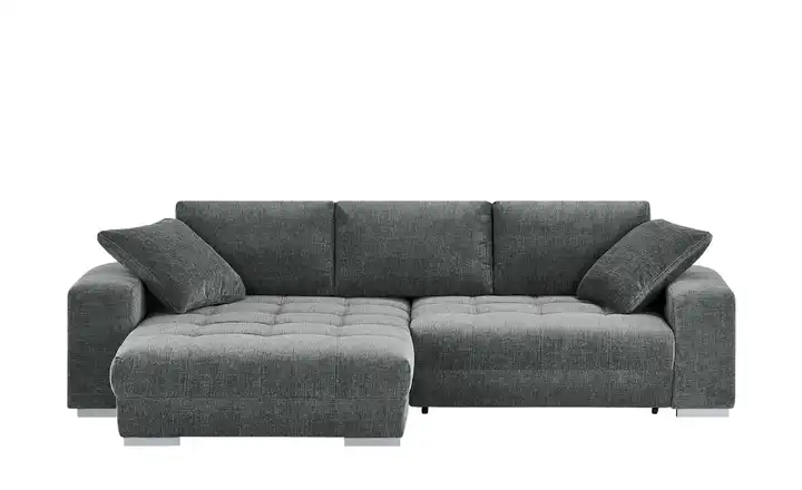 bobb Ecksofa mit Schlaffunktion  Caro Steingrau links